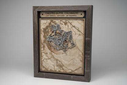 Crested Butte - 3D Trail Map