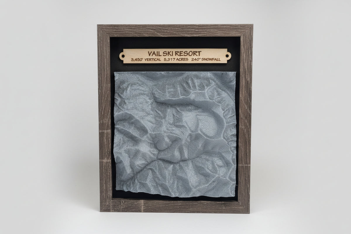 Vail Ski Resort - Topo Map