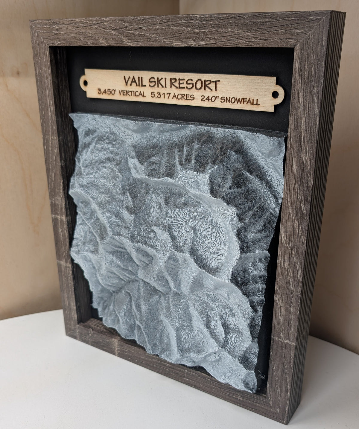 Vail Ski Resort - Topo Map