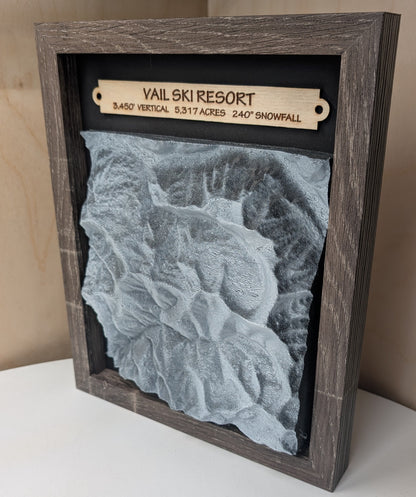 Vail Ski Resort - Topo Map