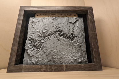 Grand Canyon Topographical Map