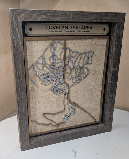 Loveland Ski Area 3D Trail Map
