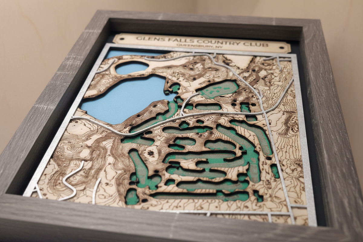 Glens Fall Country Club - 3D Golf Course Map