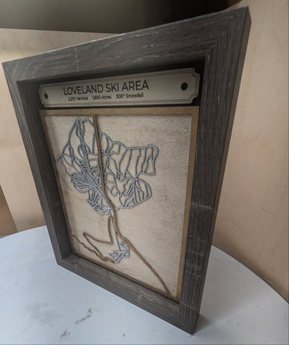 Loveland Ski Area 3D Trail Map