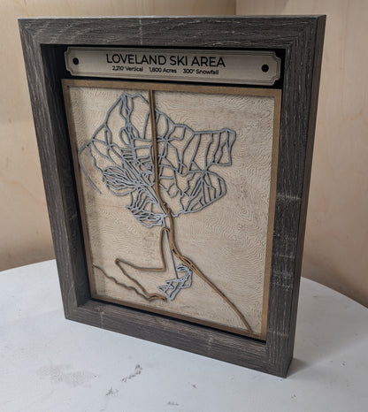 Loveland Ski Area 3D Trail Map