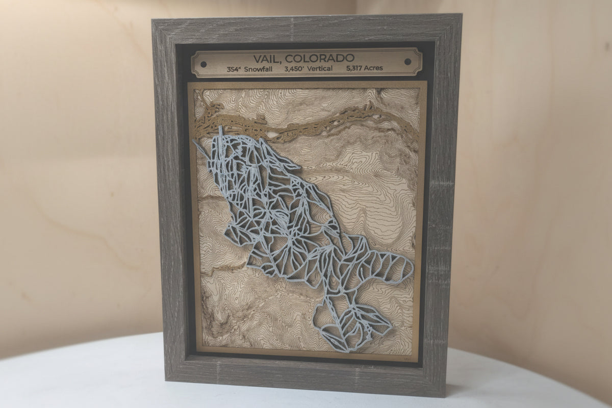Vail 3D Trail Map