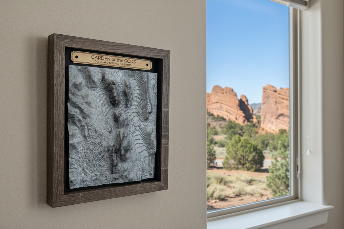 Garden of the Gods - Mountain Topo