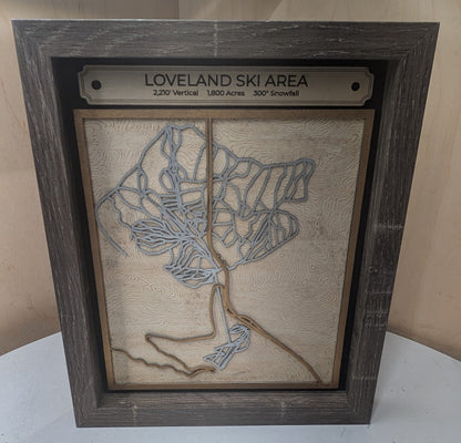 Loveland Ski Area 3D Trail Map