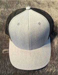 Heather/Black Trucker Snapback Hat