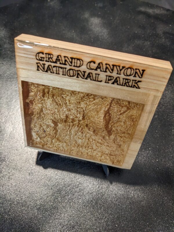Grand Canyon - Topographical Drink Coaster