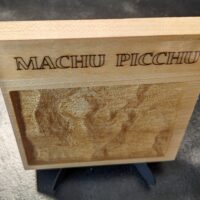 Machu Picchu - Topographical Drink Coaster