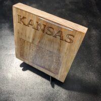Kansas - Topographical Drink Coaster