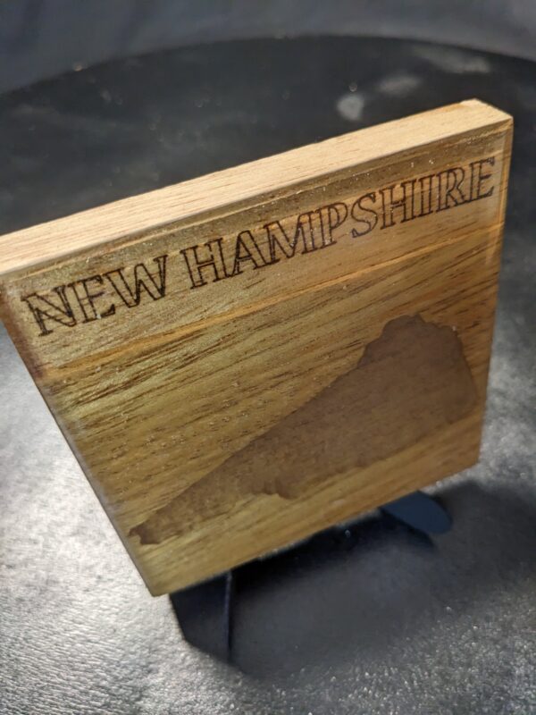 New Hampshire - Topographical Drink Coaster