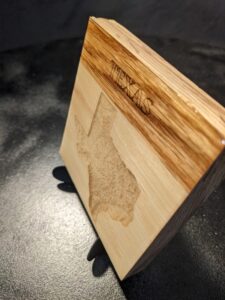 Texas - Topographical Drink Coaster