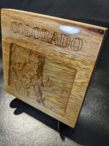 Colorado - Topographical Drink Coaster